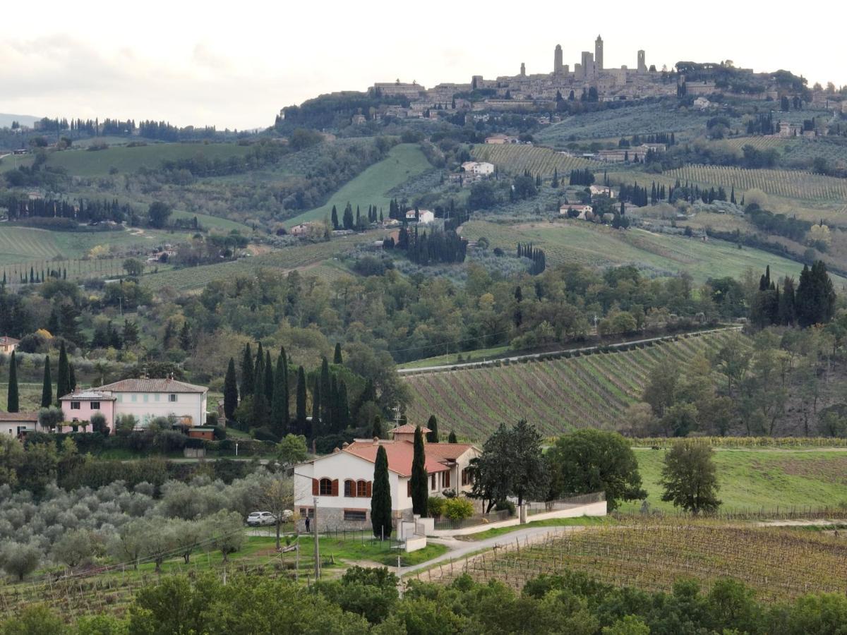 Podere La Quercia San Gimignano Bagian luar foto