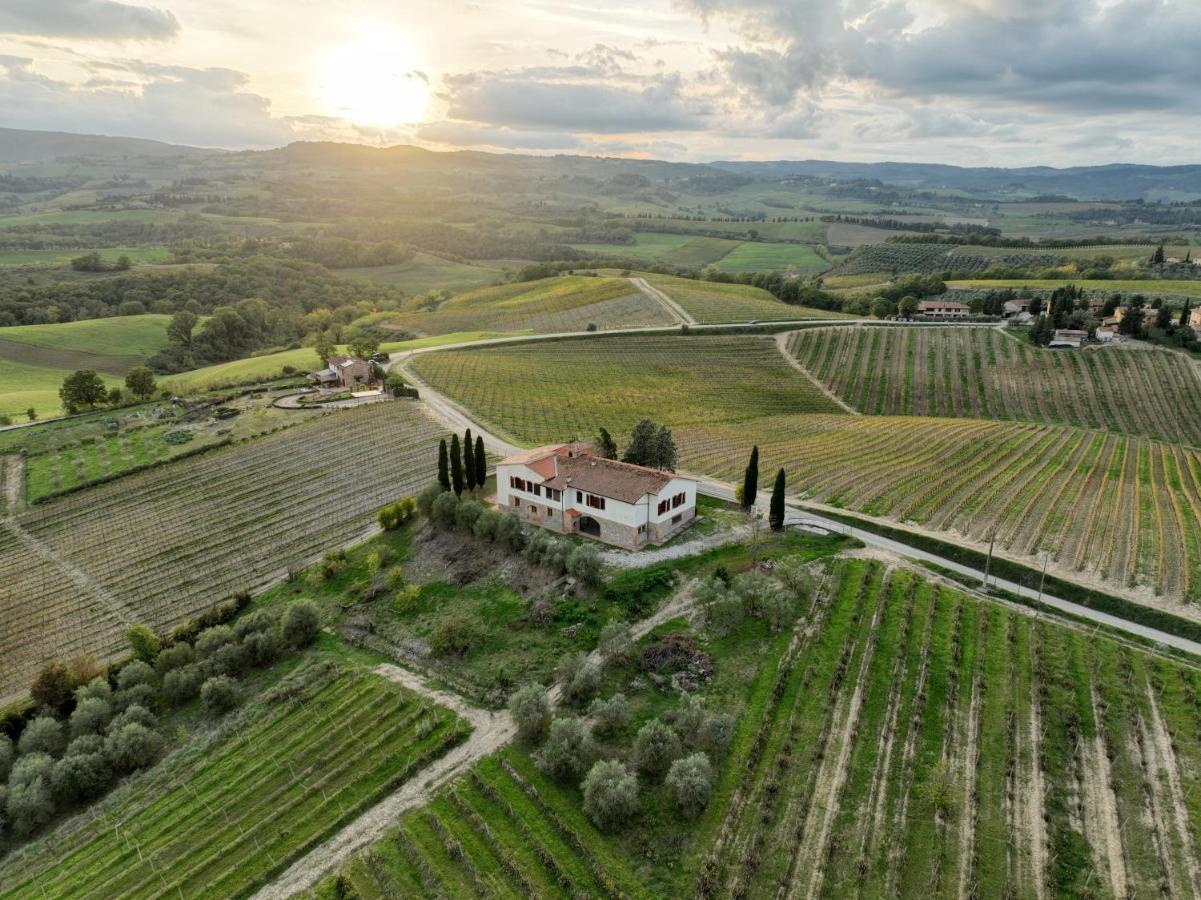 Podere La Quercia San Gimignano Bagian luar foto