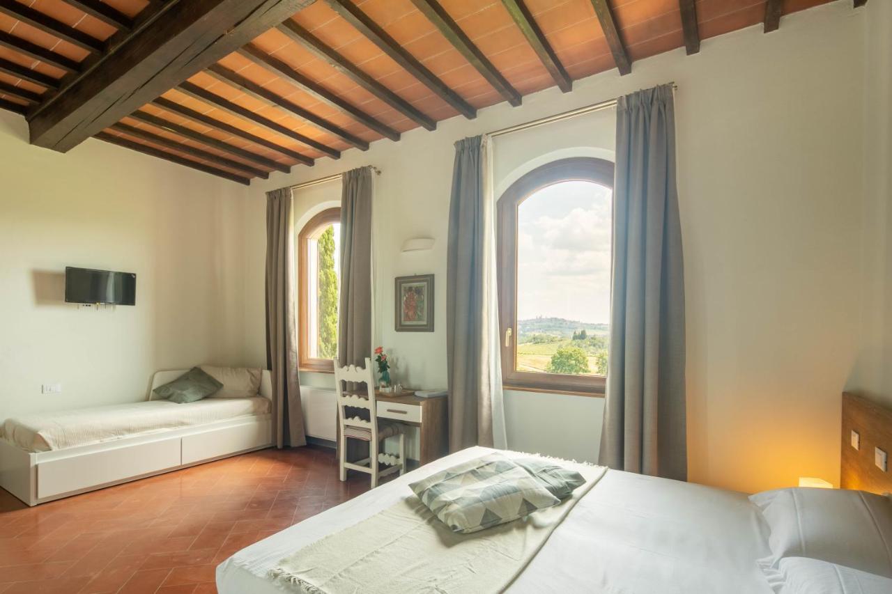 Podere La Quercia San Gimignano Bagian luar foto