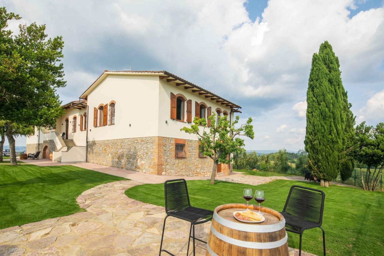 Podere La Quercia San Gimignano Bagian luar foto
