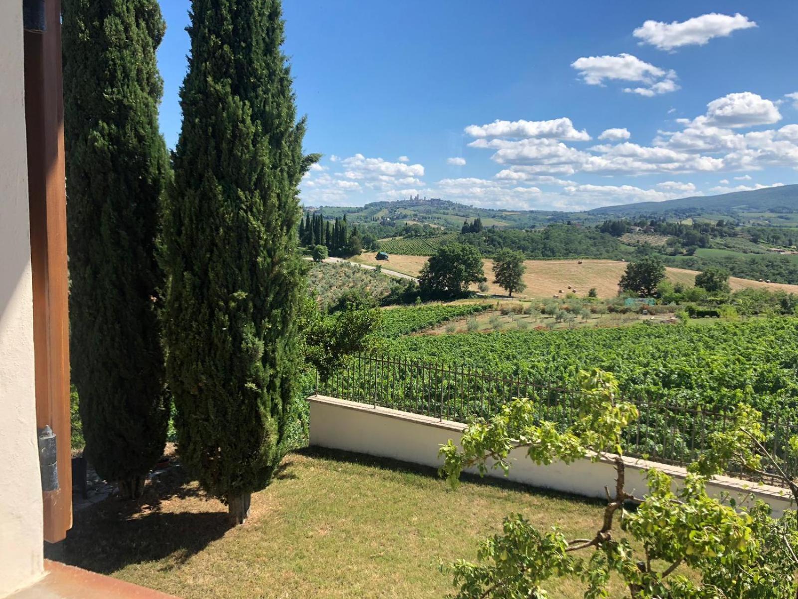 Podere La Quercia San Gimignano Bagian luar foto